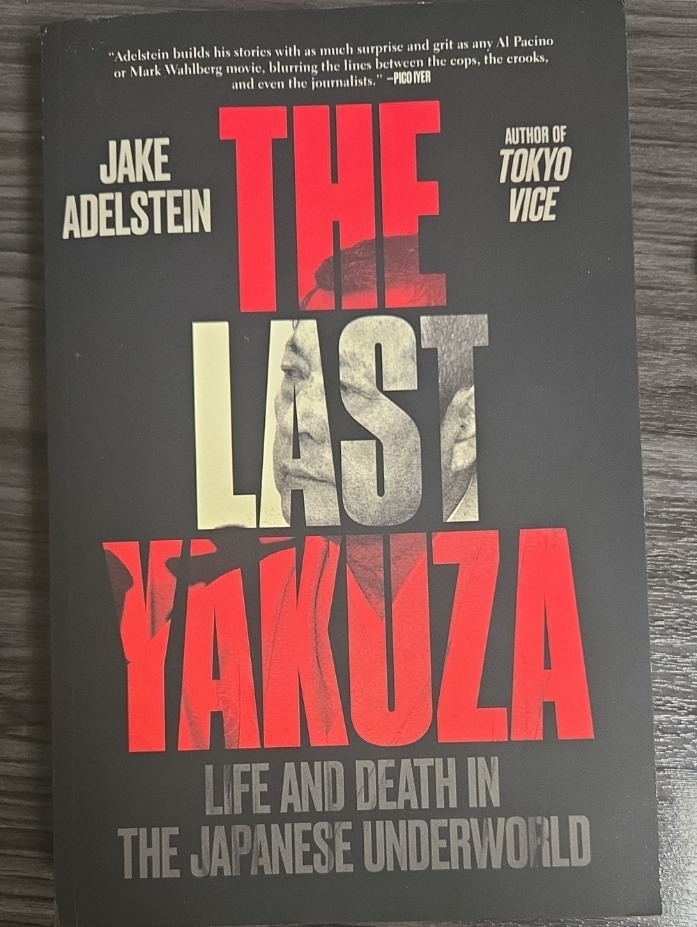 The Last Yakuza by Jake Adelstein — Bold Black & Red Paperback